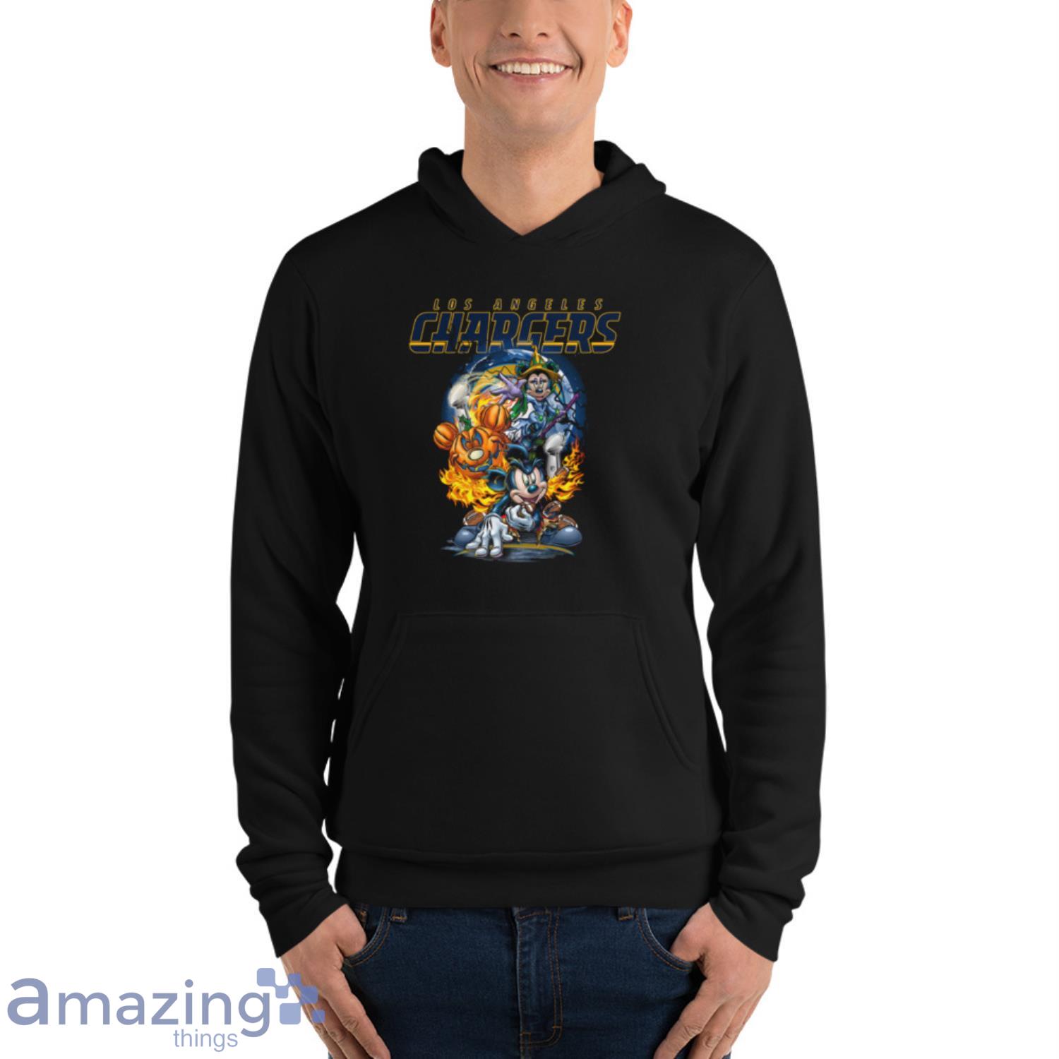 Mickey Mouse Pumpkin Halloween Vince Lombardi Trophy Los Angeles Chargers image Mickey Mouse Pumpkin Halloween Vince Lombardi Trophy Los Angeles Chargers - Unisex Fleece Pullover Hoodie