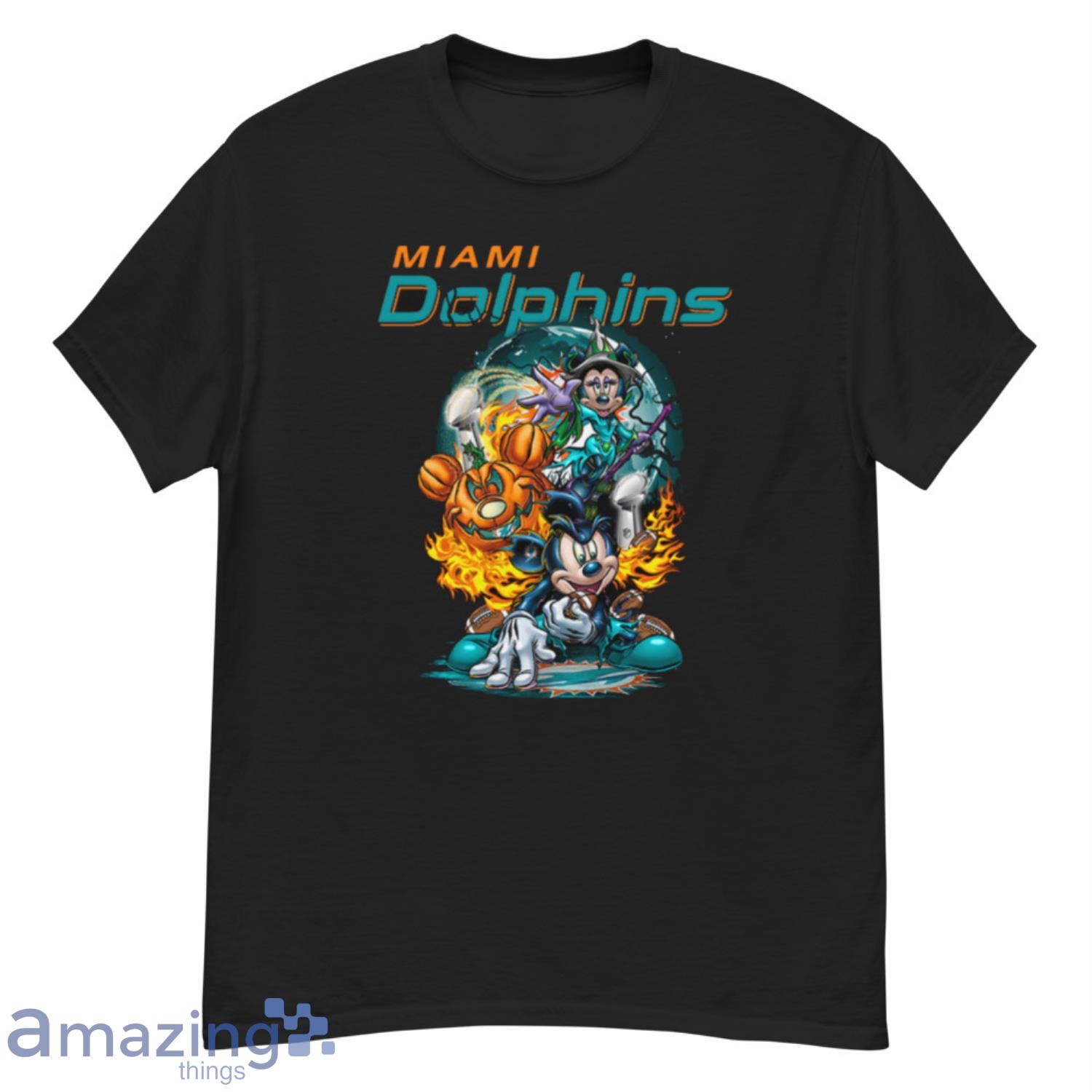 Mickey Mouse Pumpkin Halloween Vince Lombardi Trophy Miami Dolphins - G500 Men’s Classic T-Shirt