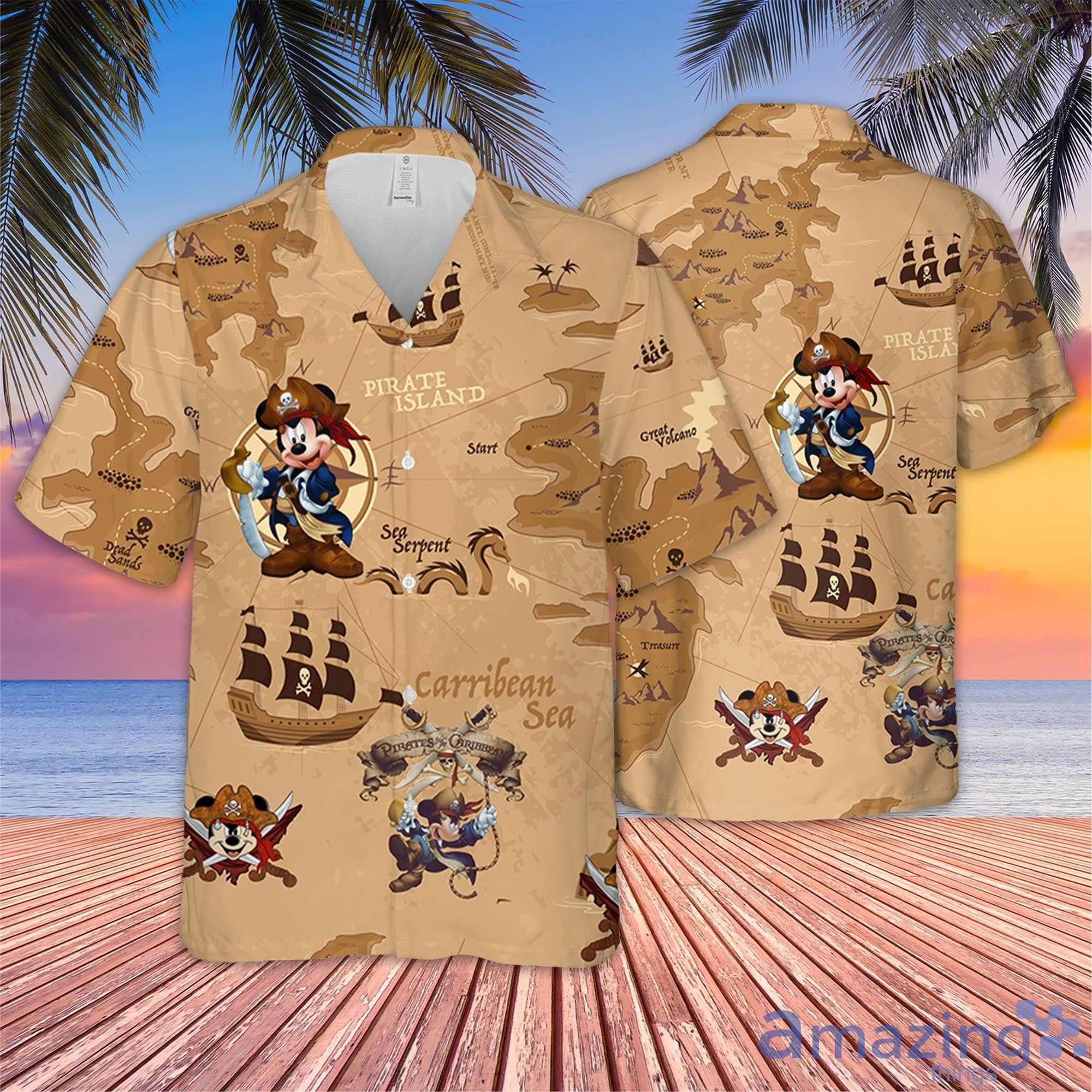 Mickey Pirate Vintage Short Sleeve Hawaiian Shirt For Men And Women Product Photo 1