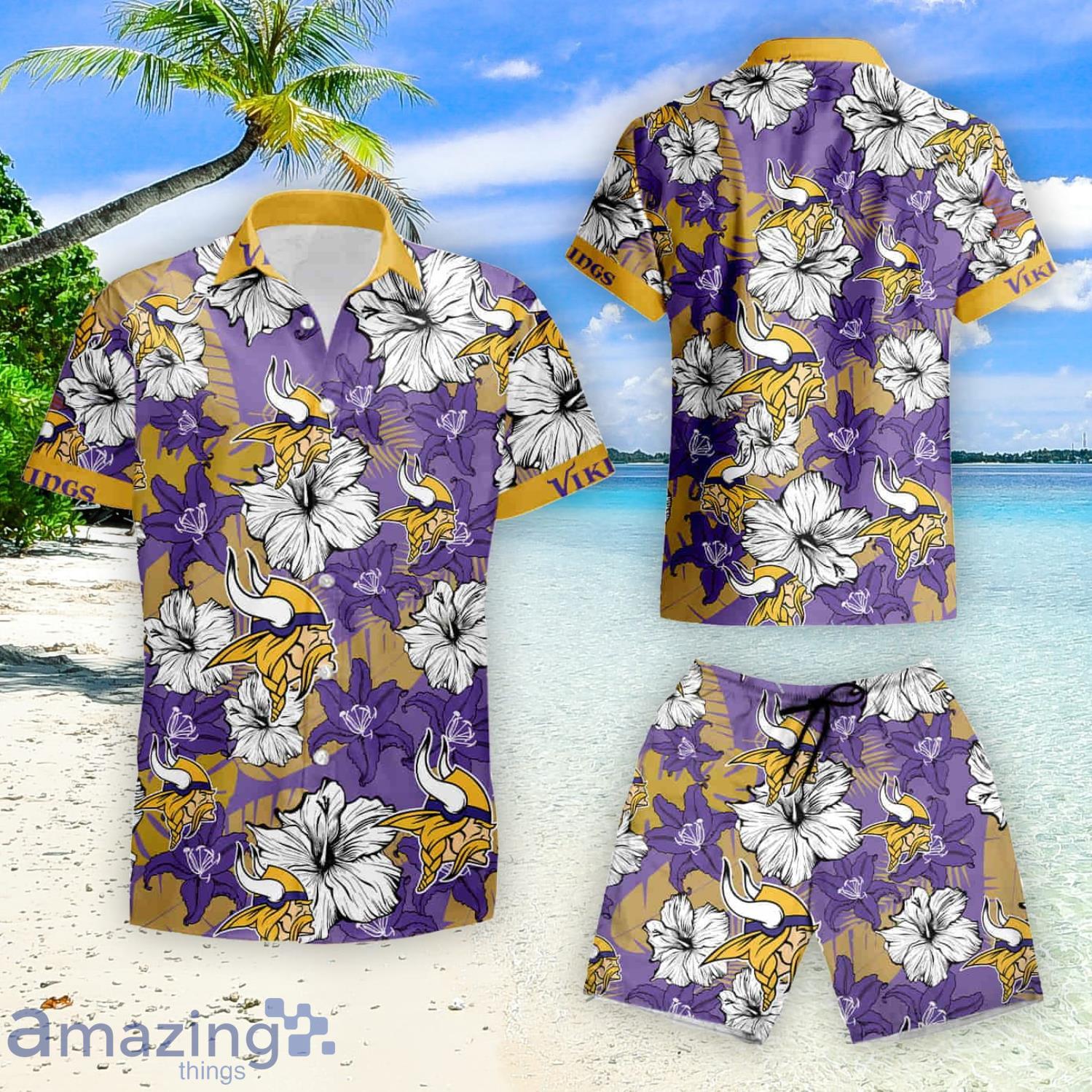 Minnesota Vikings NFL-Hawaii Shirt Short Style Hot Trending Summer-Hawaiian  NFL