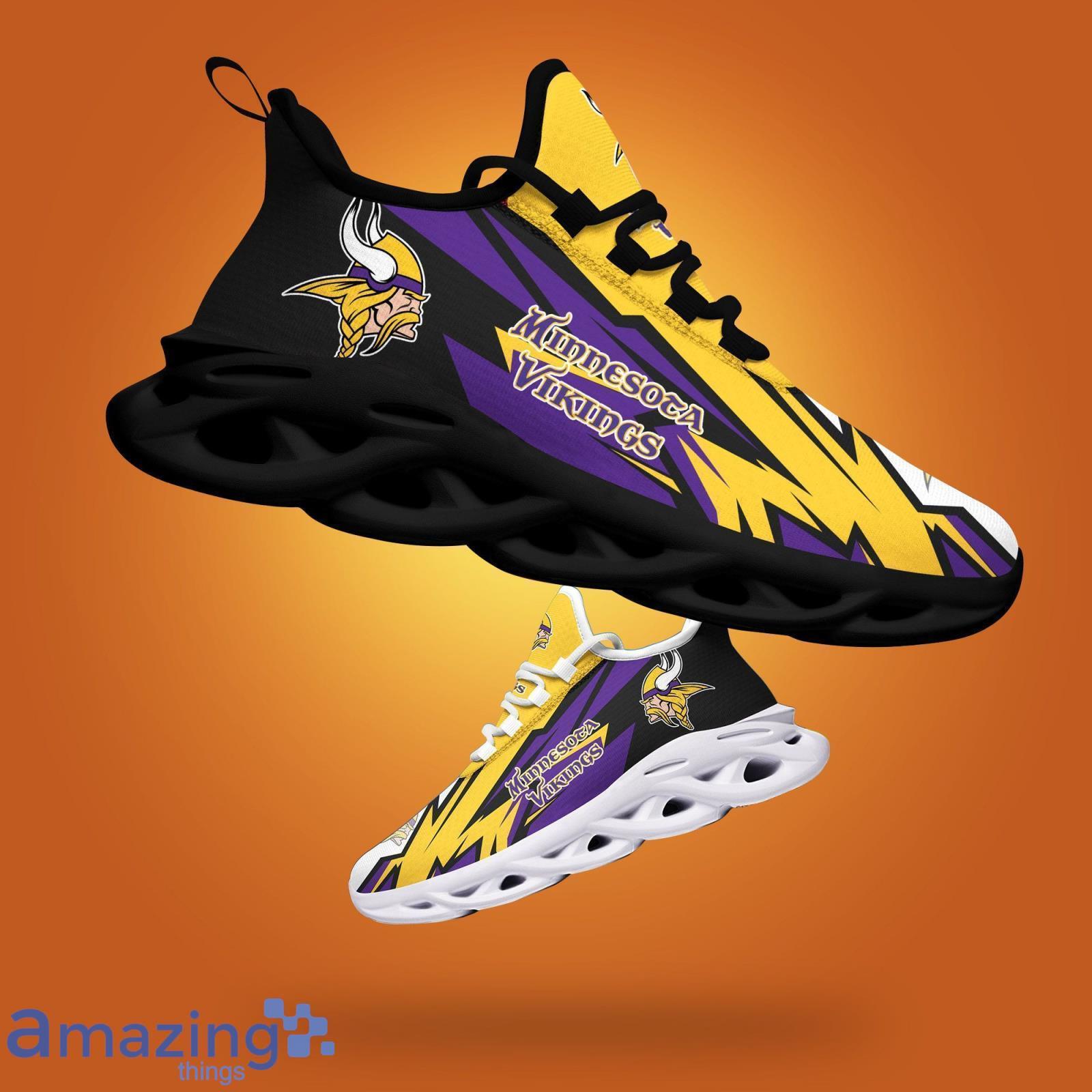 Minnesota Vikings Max Soul Shoes Sneaker Running Shoes For Fans Product Photo 1