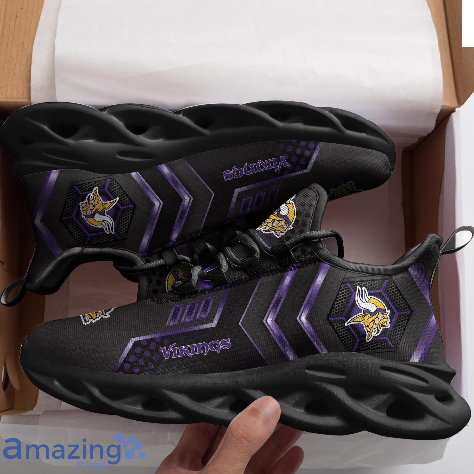 40% OFF Minnesota Vikings Sneakers Max Soul Shoes On Sale – 4 Fan Shop