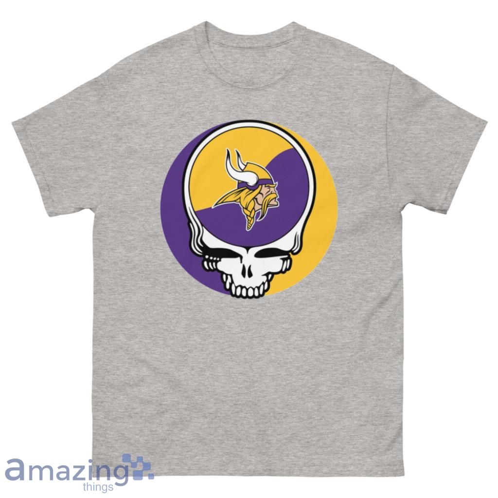 Minnesota Vikings Skull Shirt - 500 Men’s Classic Tee Gildan