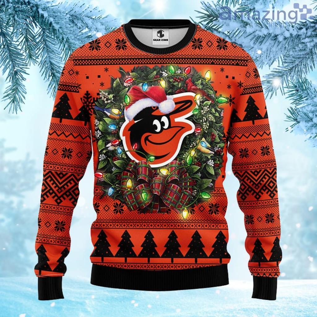 MLB Baltimore Orioles Christmas Ugly Sweater For Fans - 1
