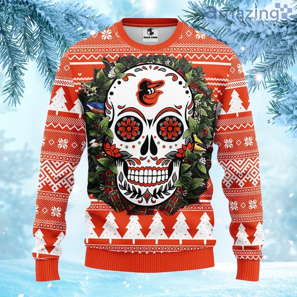 Pittsburgh Steelers Fans Skull Holiday Knitted Christmas Sweater