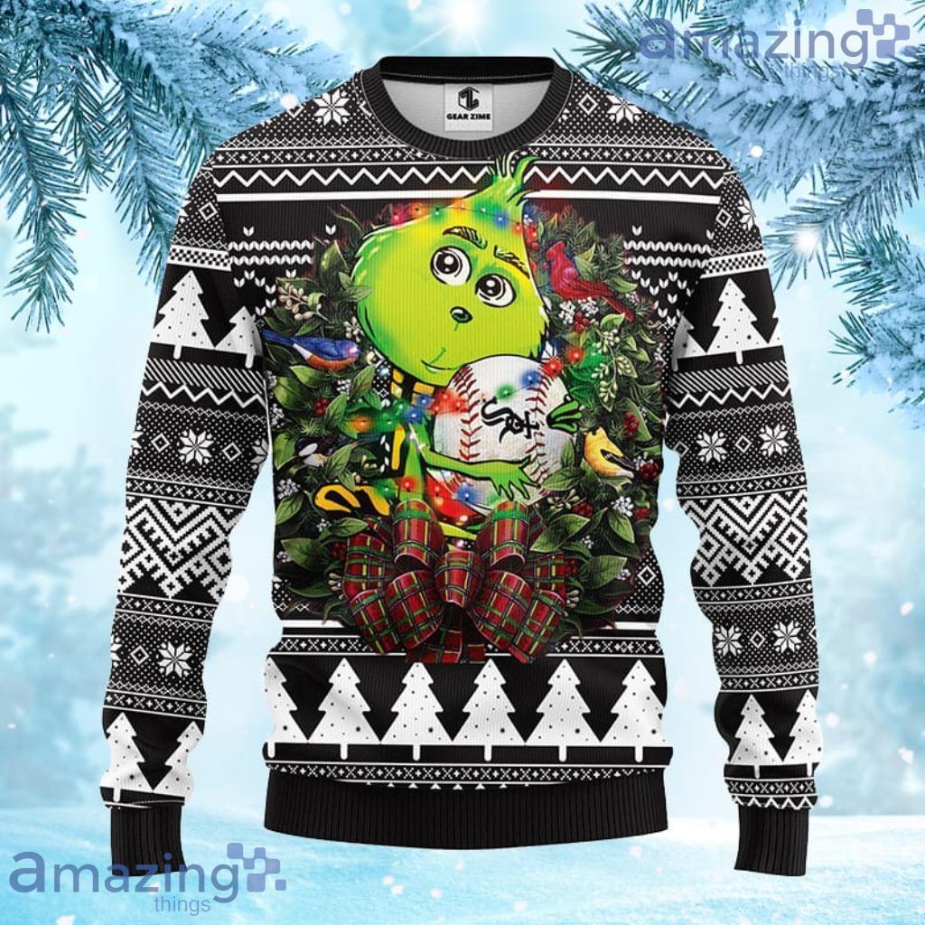 MLB Chicago White Sox Grinch Ugly Christmas Sweater - The Clothes