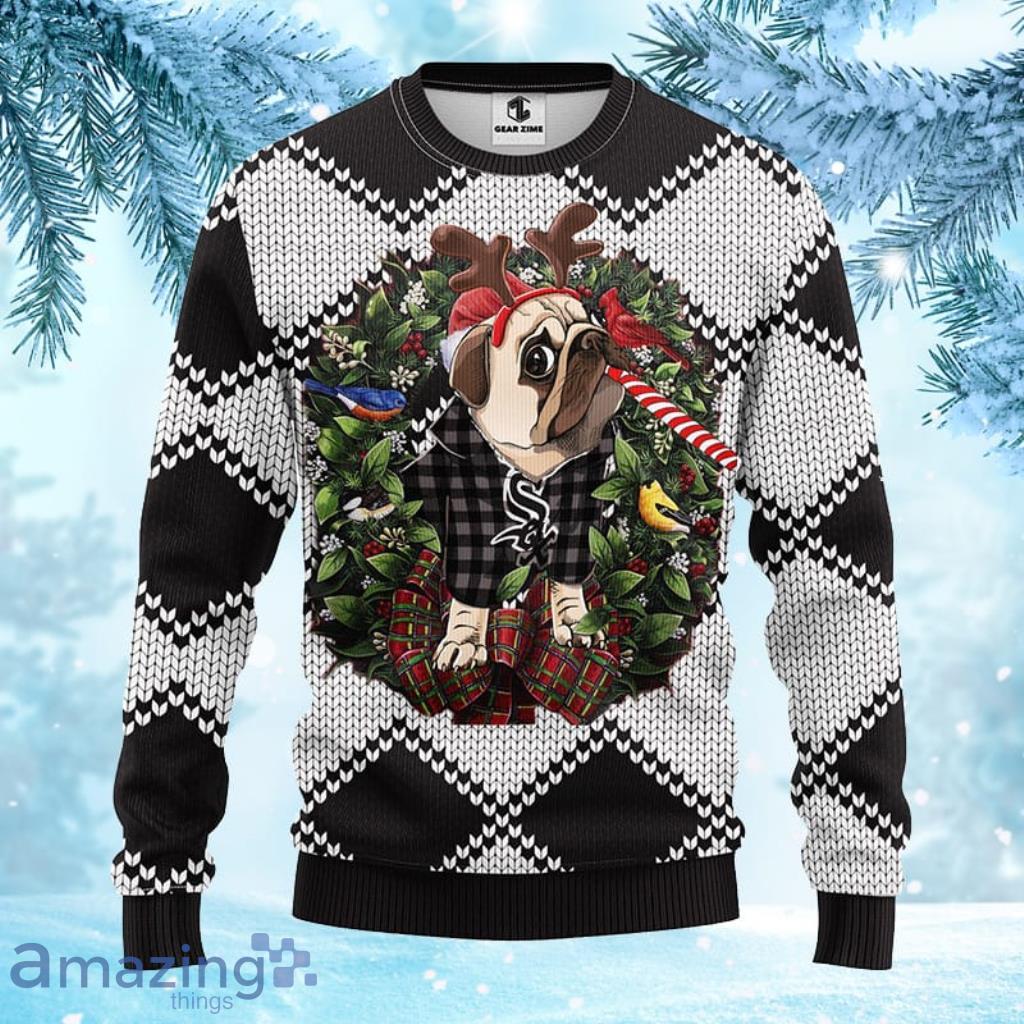 MLB Chicago White Sox Pub Dog Christmas Ugly Sweater For Fans - 1
