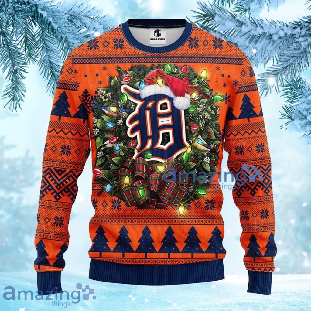 MLB Detroit Tigers Christmas Ugly Sweater For Fans - 1 MLB Detroit Tigers Christmas Ugly Sweater For Fans - 1