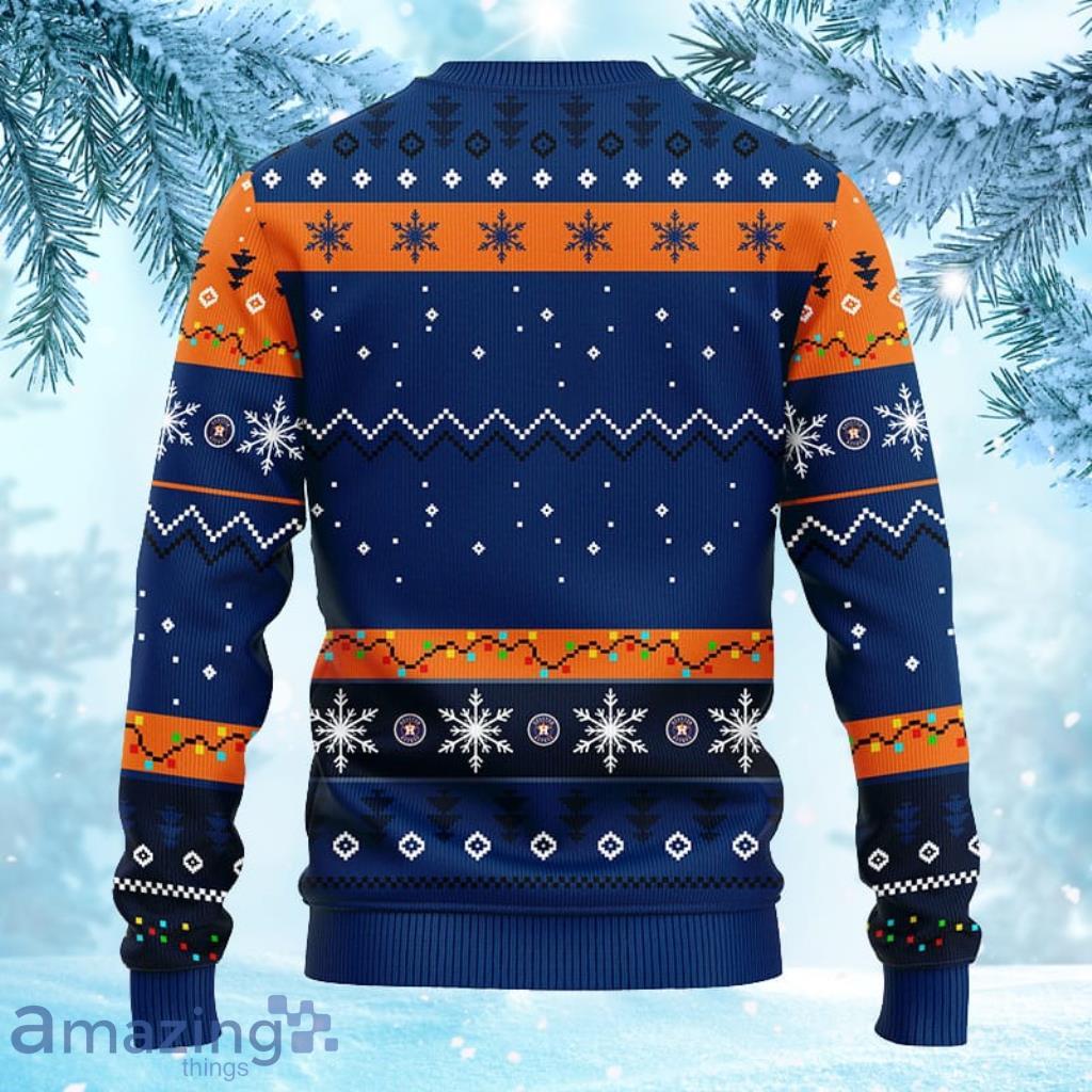 MLB Houston Astros HoHoHo Mickey Christmas Ugly Sweater For Fans image MLB Houston Astros HoHoHo Mickey Christmas Ugly Sweater For Fans - 2