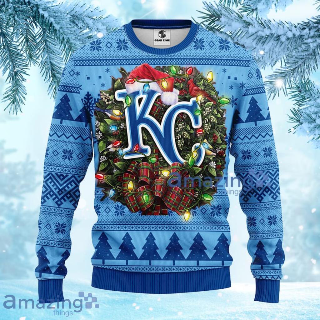 MLB Kansas City Royals Christmas Ugly Sweater For Fans - 1