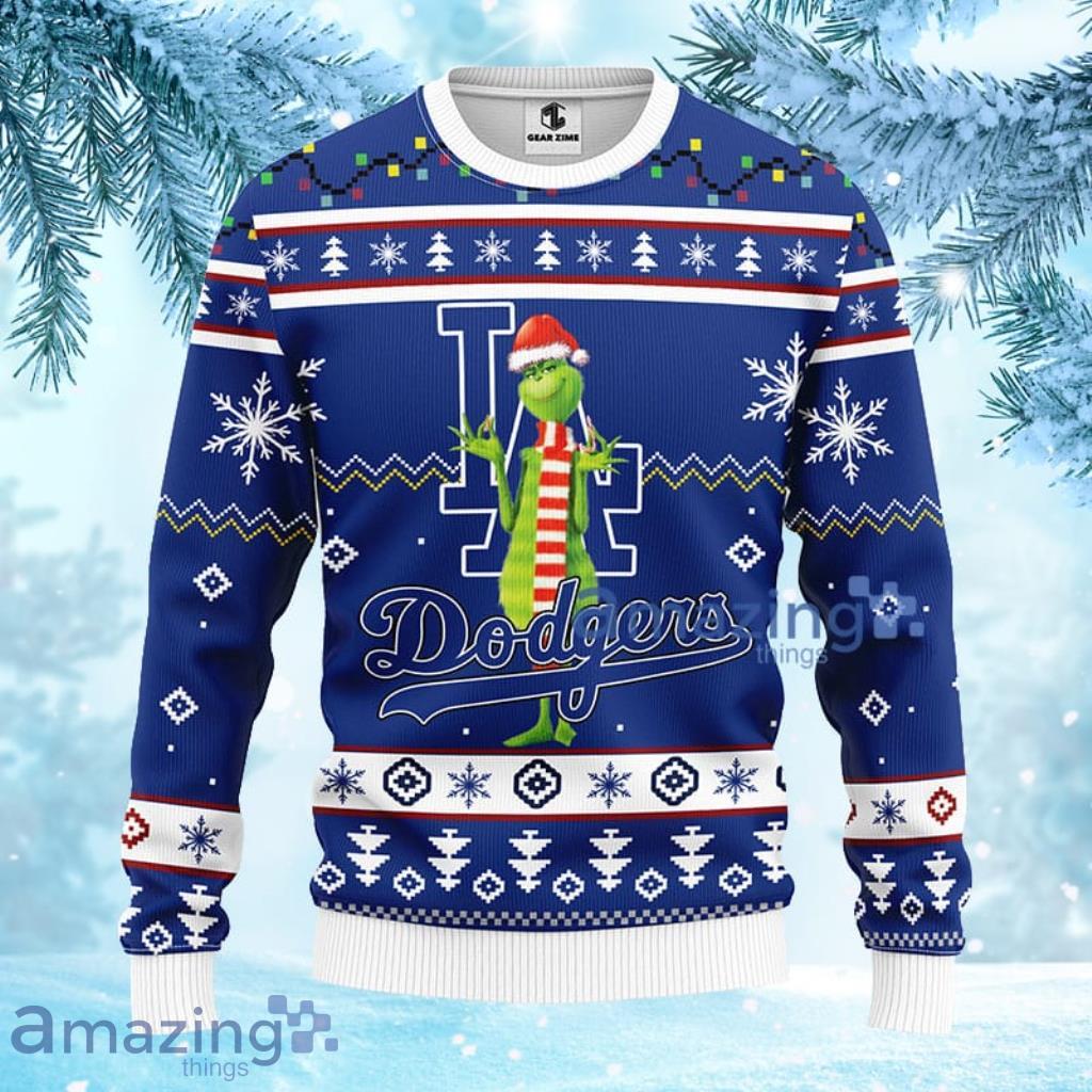 MLB Los Angeles Dodgers Grinch Christmas Ugly 3D Sweater For Men And Women  Gift Ugly Christmas - Freedomdesign