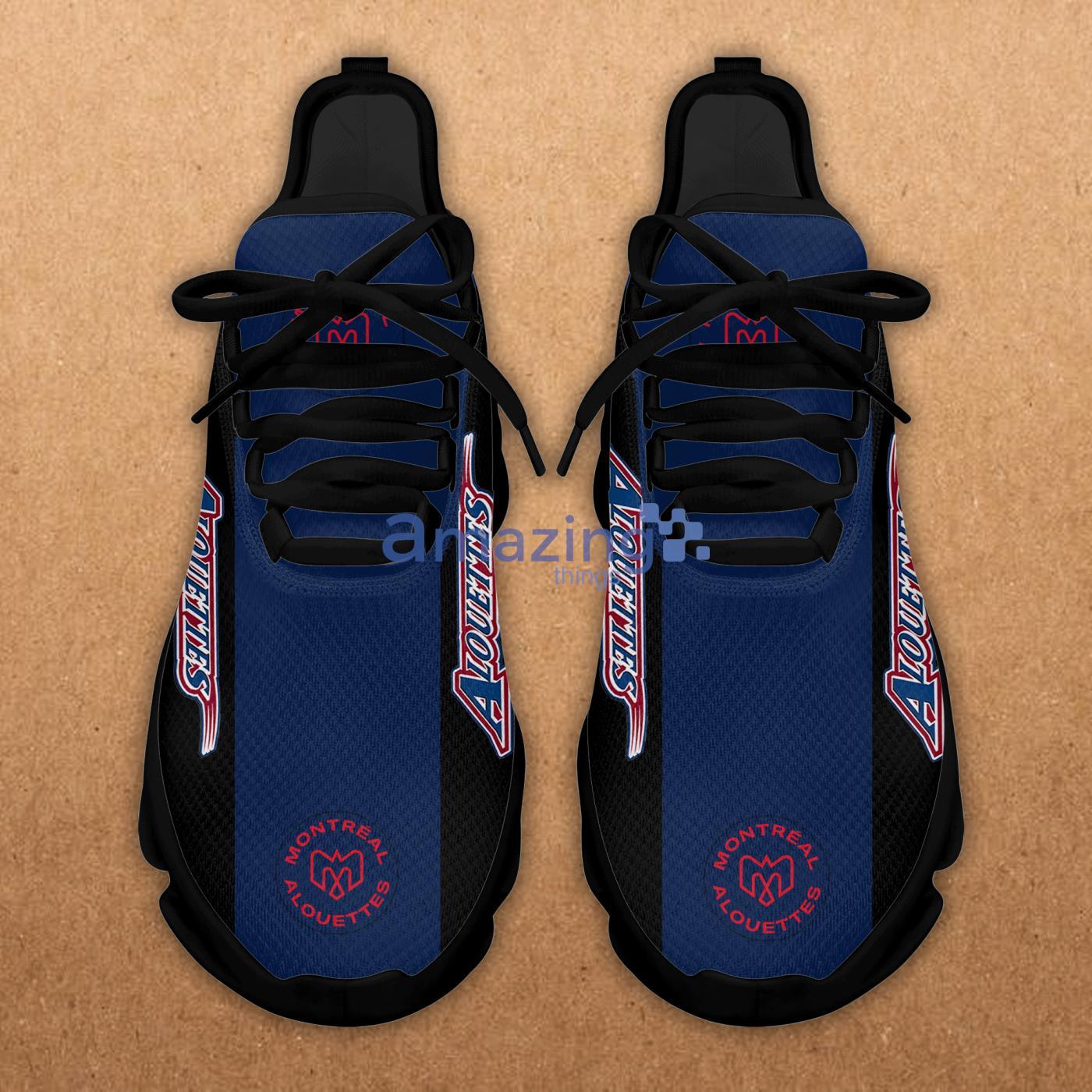 Montreal Alouettes Running Sneakers Men And Women Max Soul Shoes image Montreal Alouettes Running Sneakers Men And Women Max Soul Shoes Product Photo 3