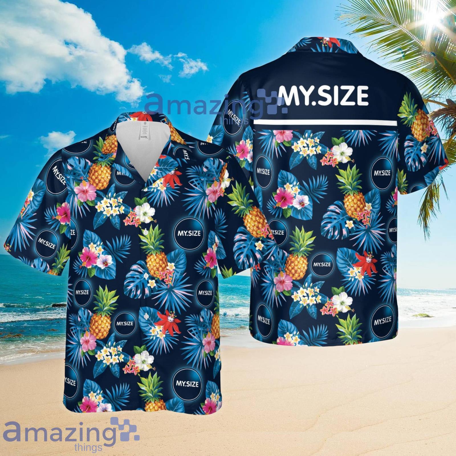 MY.SIZE Condoms Pineapple Tropical Flower Summer Set Hawaiian Shirt And Shorts Product Photo 1