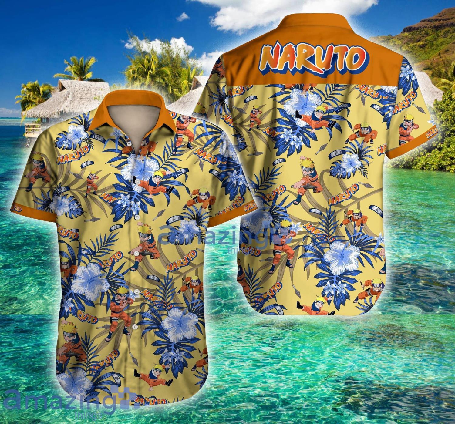 Naruto Tropical Short Sleeve Hawaiian Shirt For Men And Women Product Photo 1