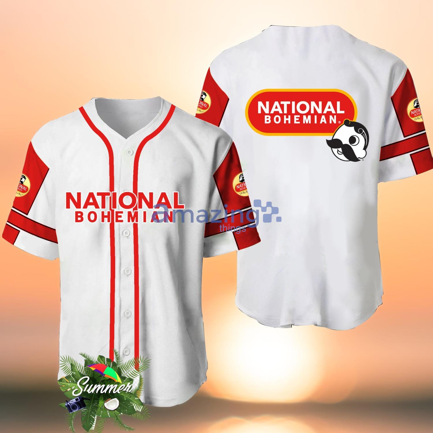 National Bohemian Lover Baseball Jersey Shirt For Men And Women Product Photo 1