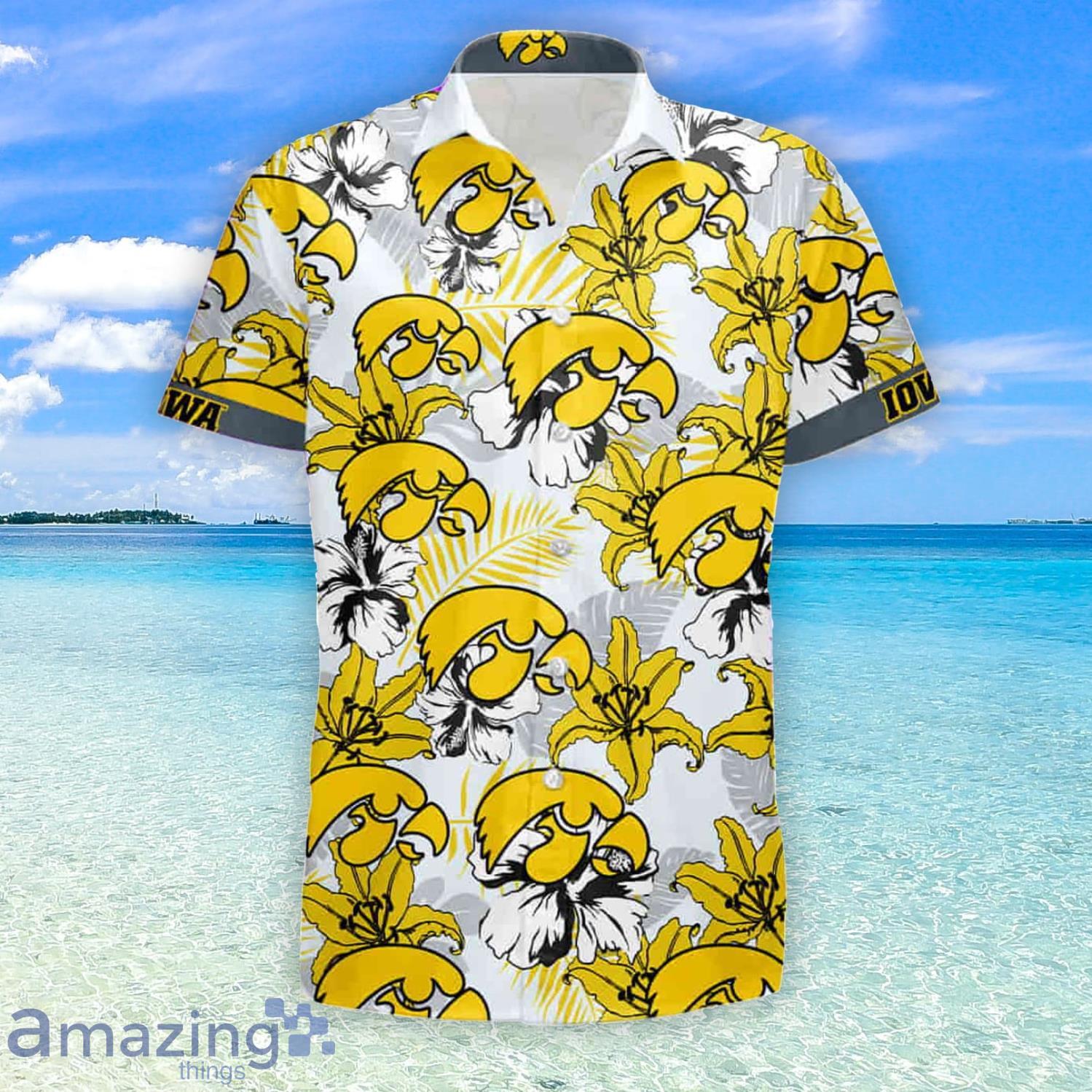 Ncaa Iowa Hawkeyes Hawaii Summer Hawaiian Shirt And Short Product Photo 1