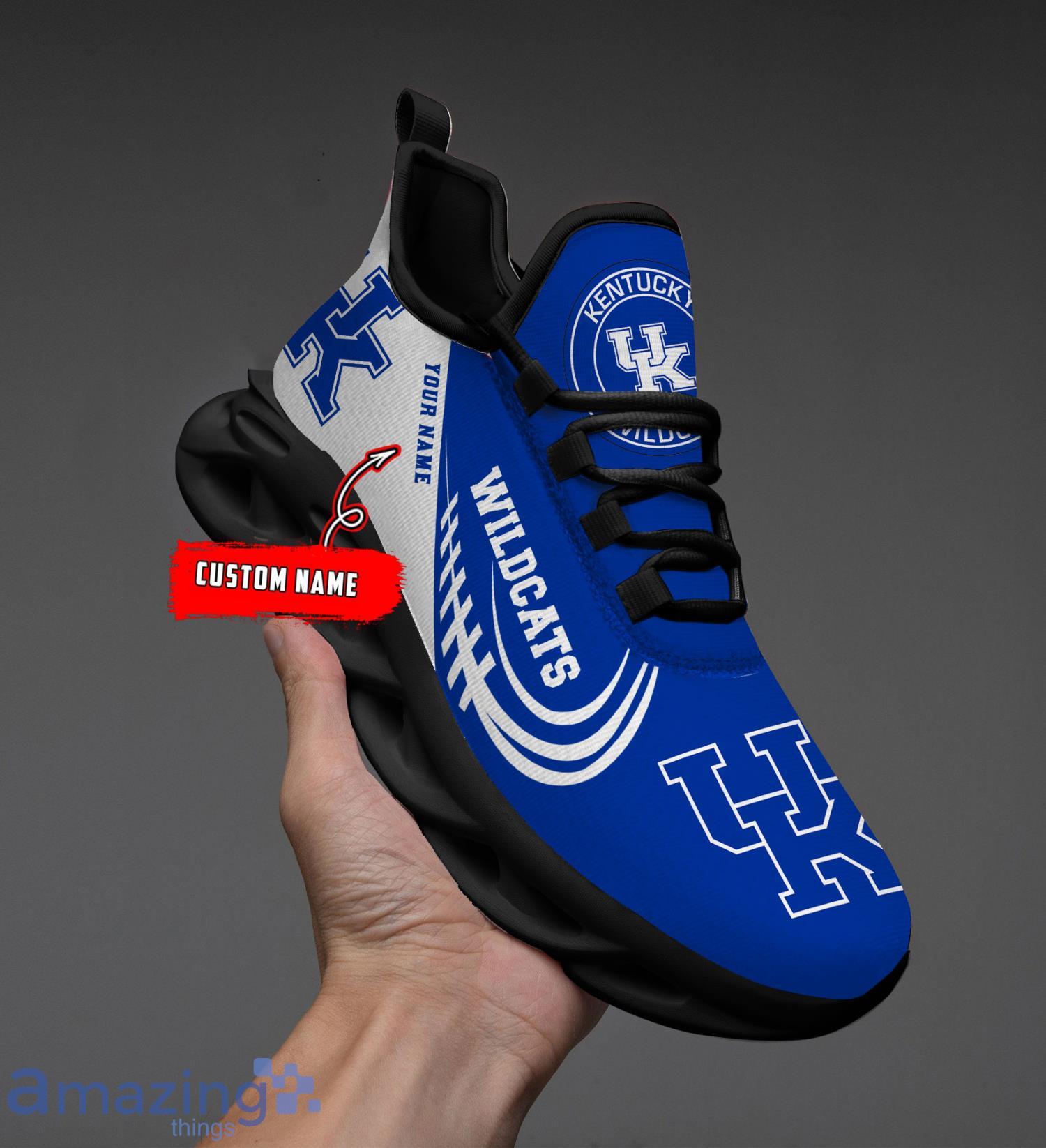 NCAA Kentucky Wildcats Custom Name Sneakers Max Soul Shoes Product Photo 1