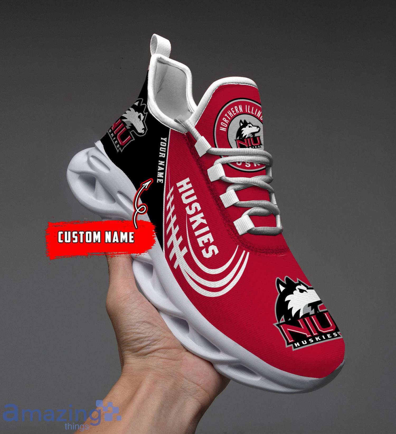 NCAA Northern Illinois Huskies Custom Name Sneakers Max Soul Shoes image NCAA Northern Illinois Huskies Custom Name Sneakers Max Soul Shoes Product Photo 2