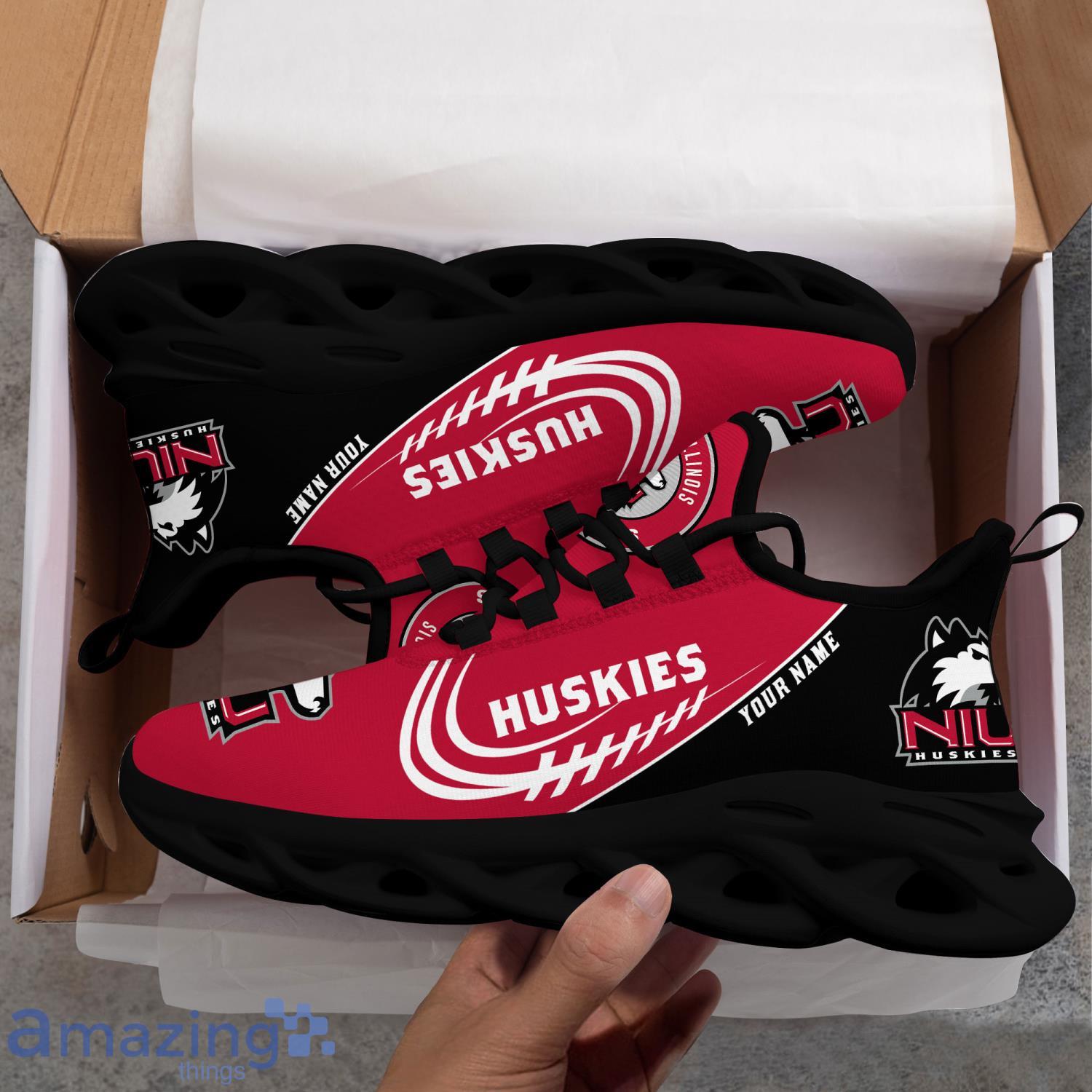 NCAA Northern Illinois Huskies Custom Name Sneakers Max Soul Shoes image NCAA Northern Illinois Huskies Custom Name Sneakers Max Soul Shoes Product Photo 5