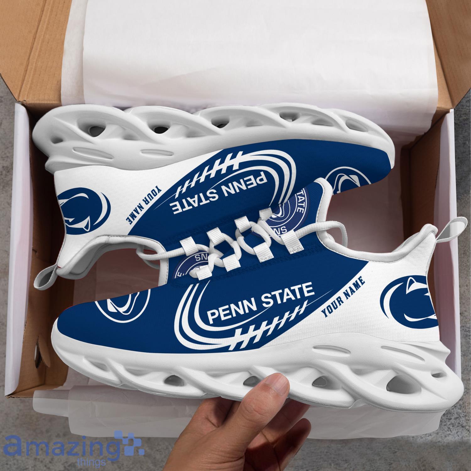 Penn State Nittany Lions NCAA Custom Name And Number Best Dad Ever