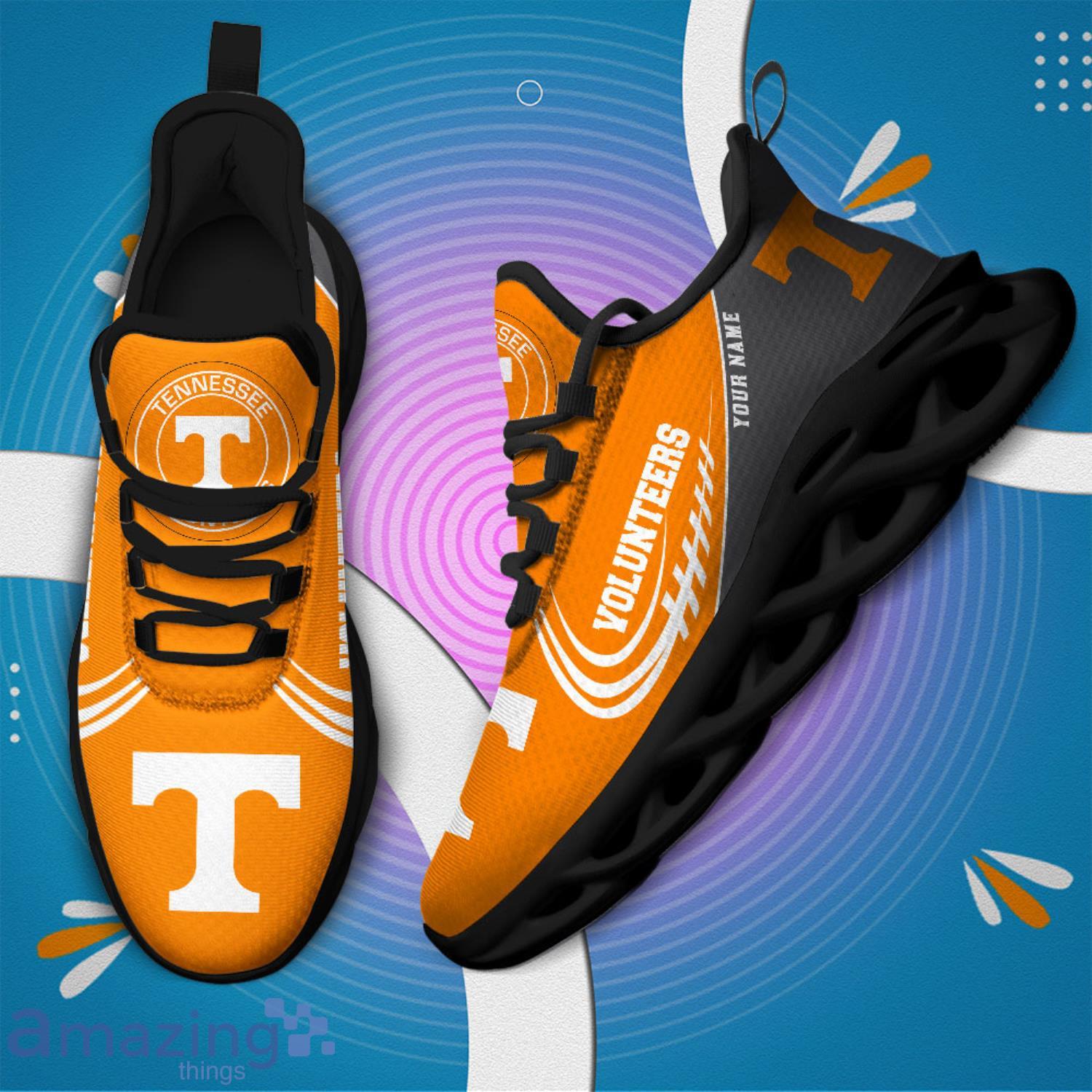 NFL Tennessee Titans Custom Name Max Soul Sneaker Shoes - Banantees