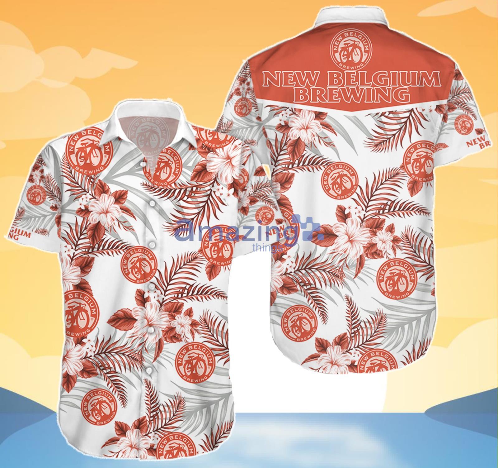 New Belgium Brewing Company Aloha Hawaiian Shirt And Short Gift For Summer image New Belgium Brewing Company Aloha Hawaiian Shirt And Short Gift For Summer Product Photo 3