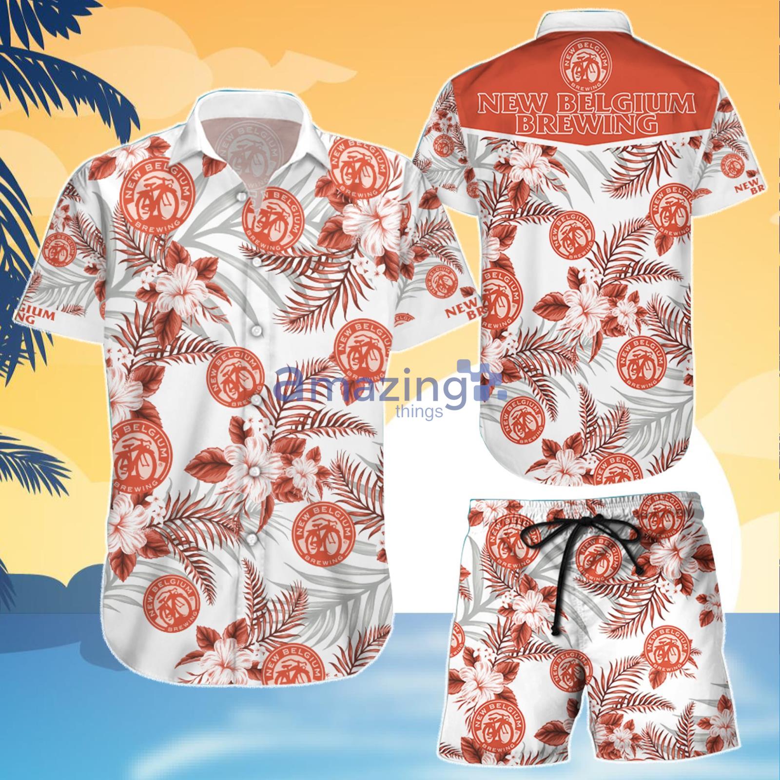 New Belgium Brewing Company Aloha Hawaiian Shirt And Short Gift For Summer Product Photo 1