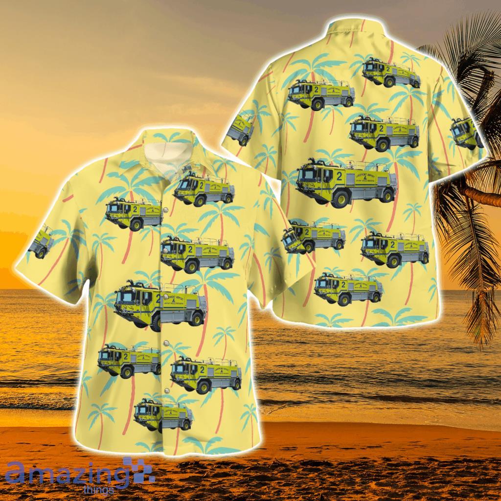 New Orleans, Louisiana, Lakefront Airport Fire Department Hawaiian Shirt - New Orleans, Louisiana, Lakefront Airport Fire Department Hawaiian Shirt