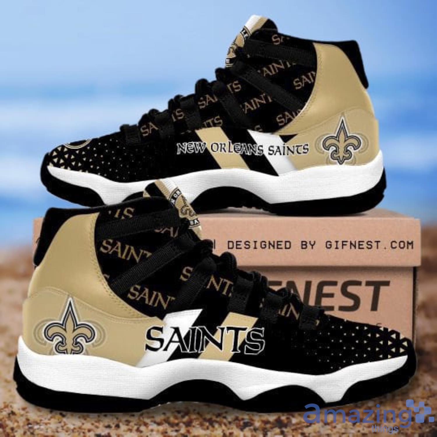 New Orleans Saints Air Jordan 11 Shoes Sport Shoes For Fans