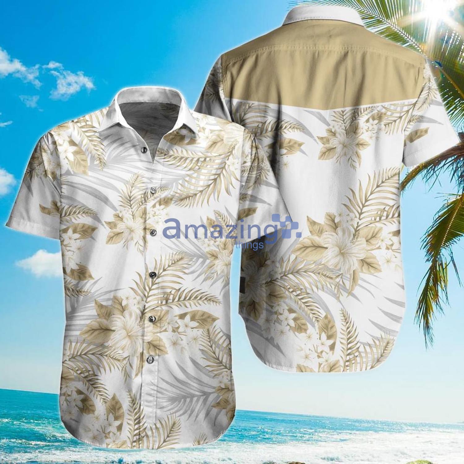 New Orleans Saints Nfl Short Sleeve Aloha Hawaiian Shirt And