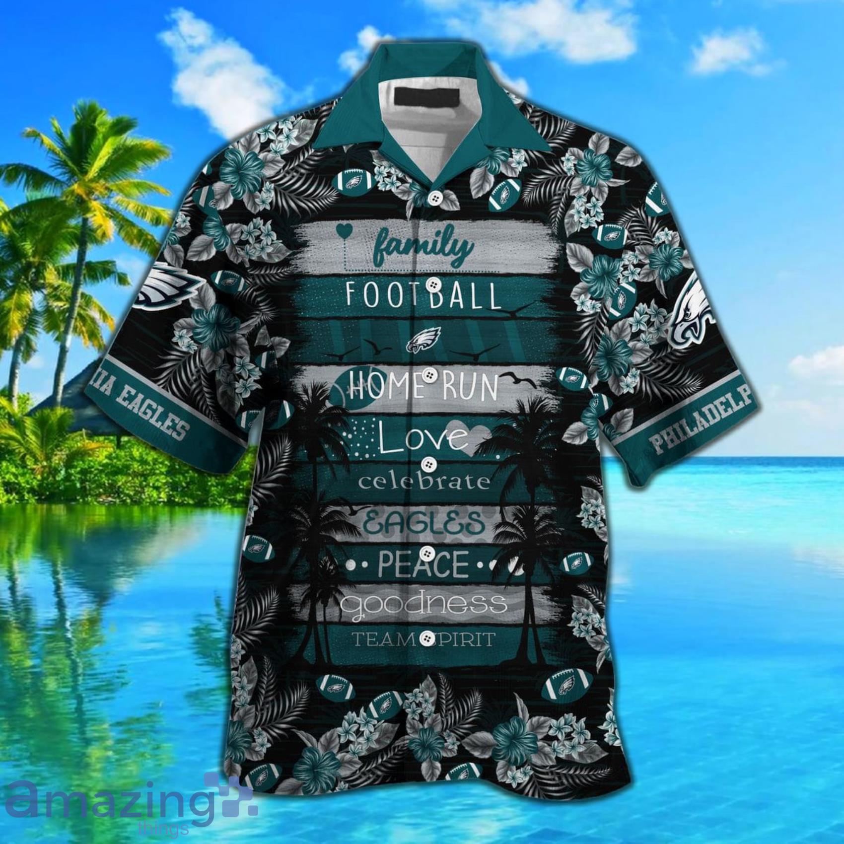 Philadelphia Eagles NFL All Over Print Short Sleeves Hawaiian Shirt