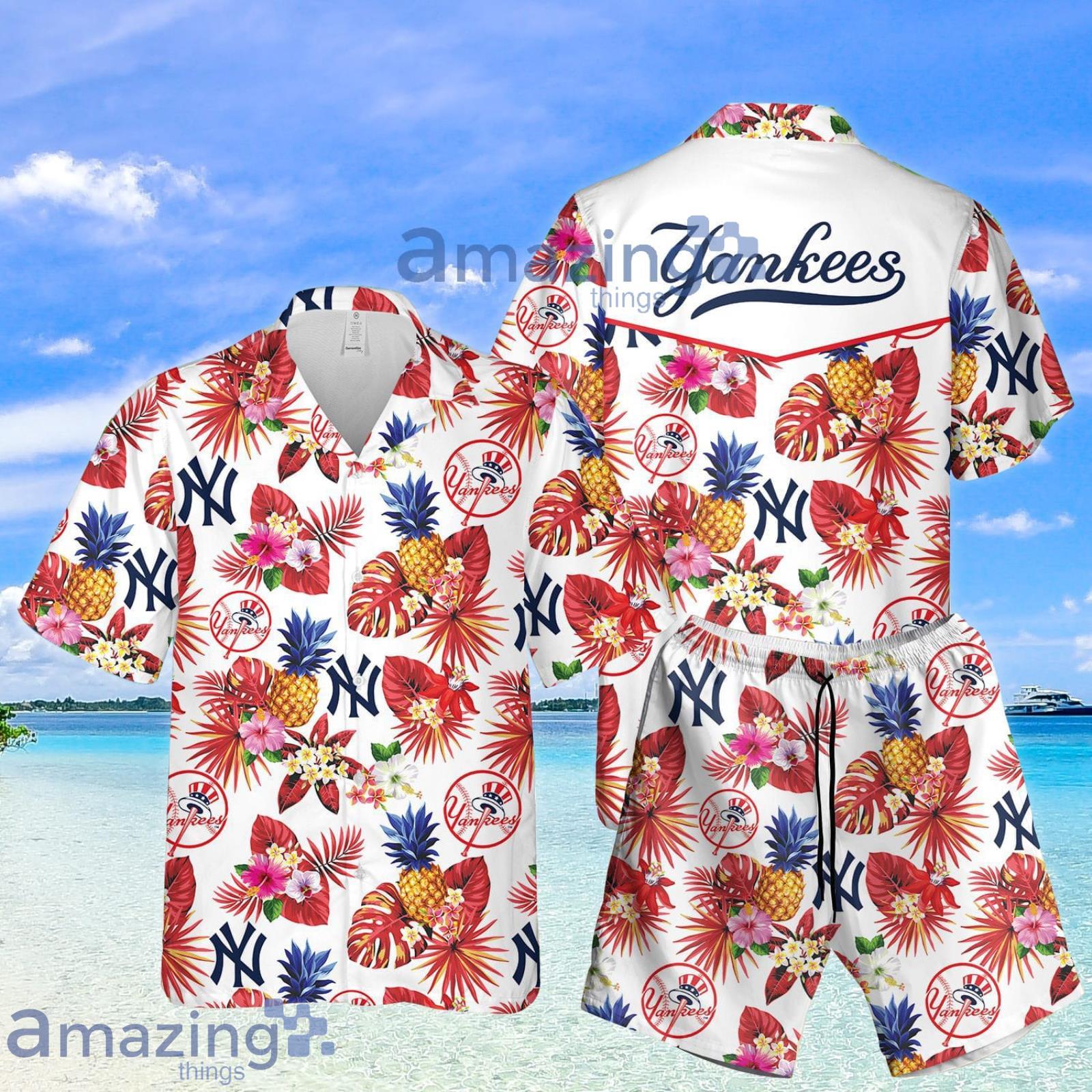 New York Yankees Tropical Hawaiian Shirt