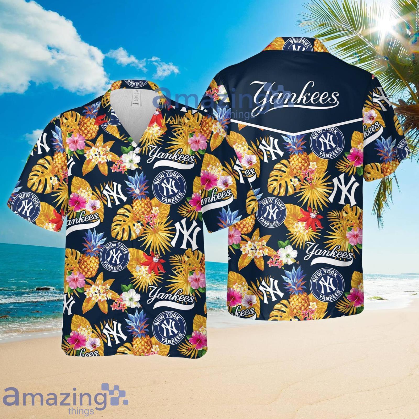 New York Yankees Aloha Hawaii Pineapple Beach Summer Set Hawaiian
