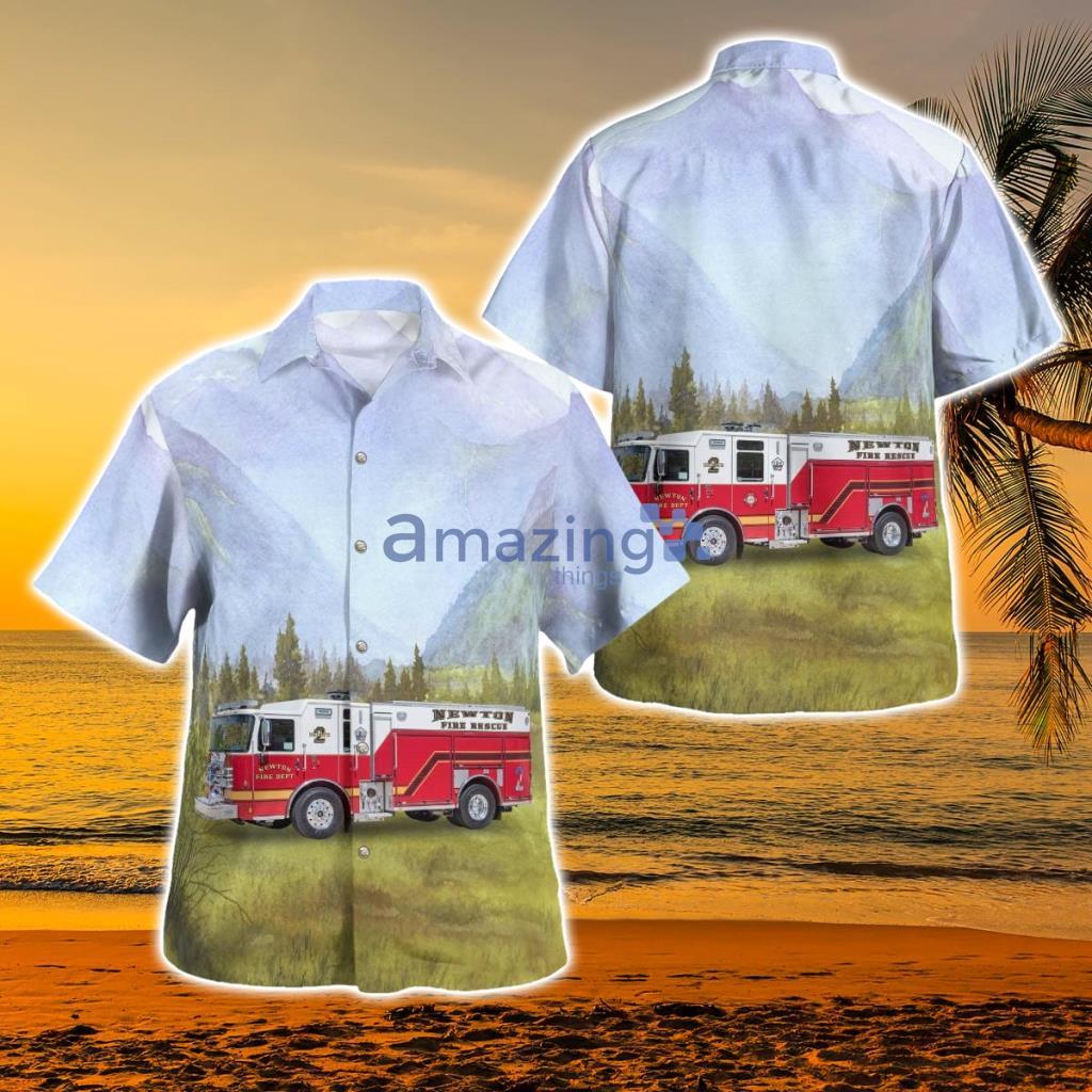 Newton, Iowa, Newton Fire Department Hawaiian Shirt - Newton, Iowa, Newton Fire Department Hawaiian Shirt