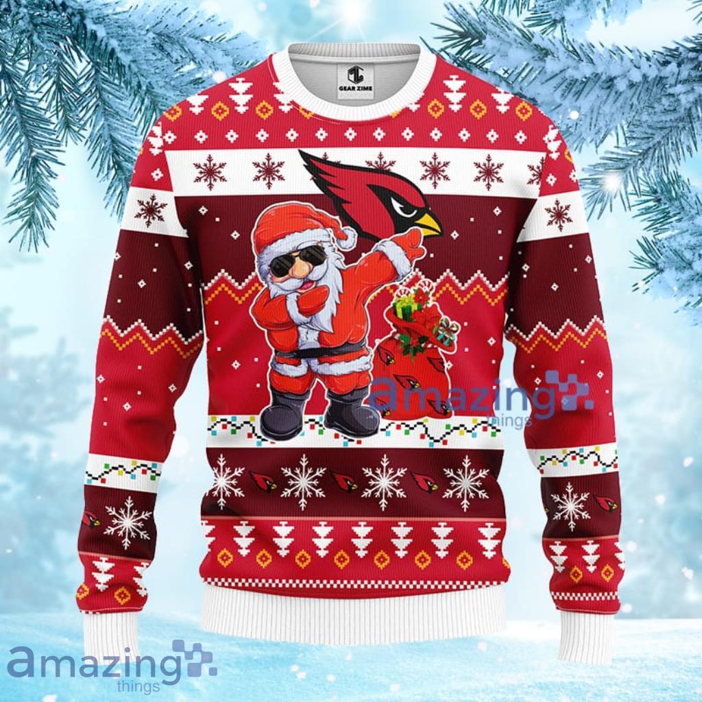 Arizona Cardinals Christmas Santa Claus Ugly Christmas Sweater