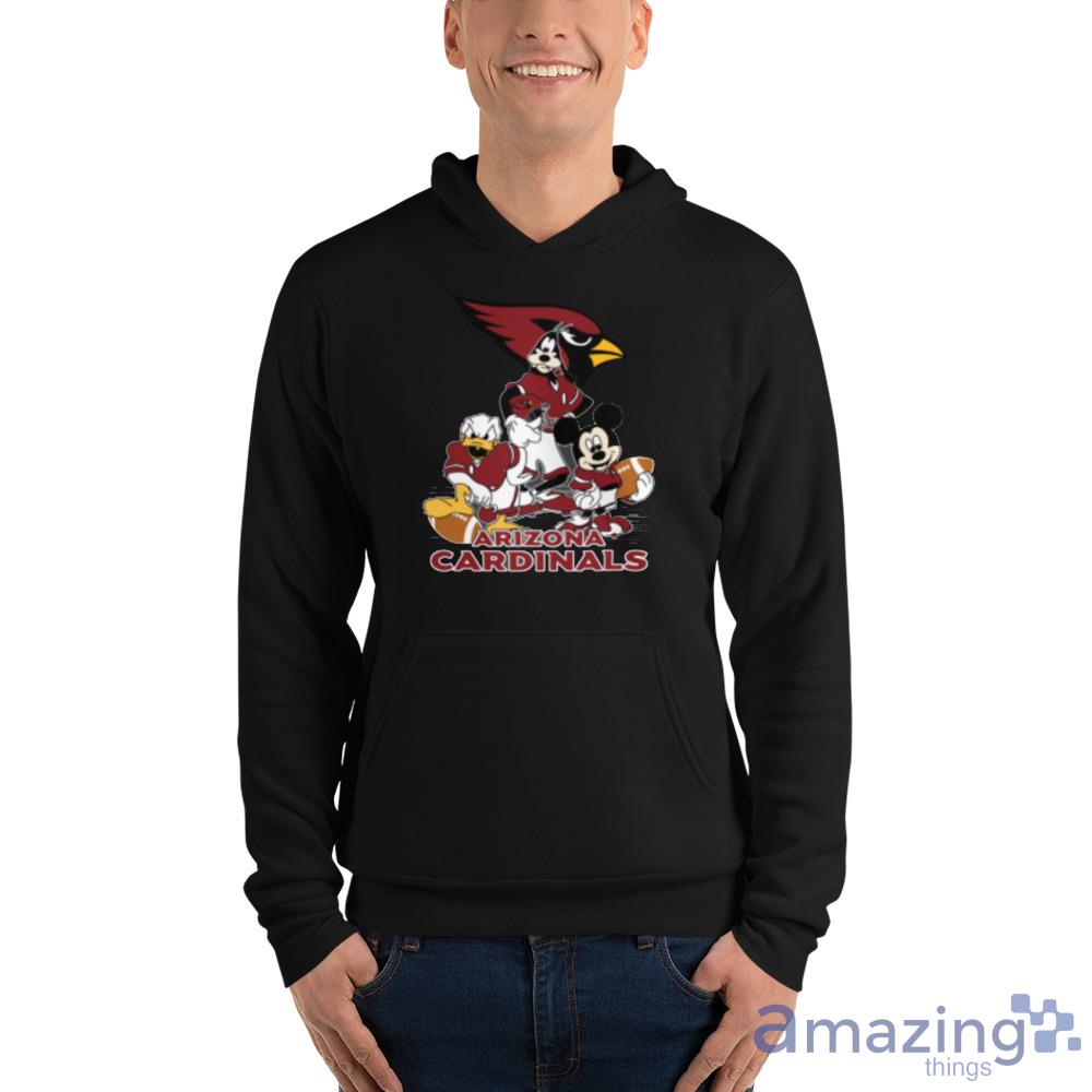 NFL Arizona Cardinals Mickey Mouse Donald Duck Goofy Football T