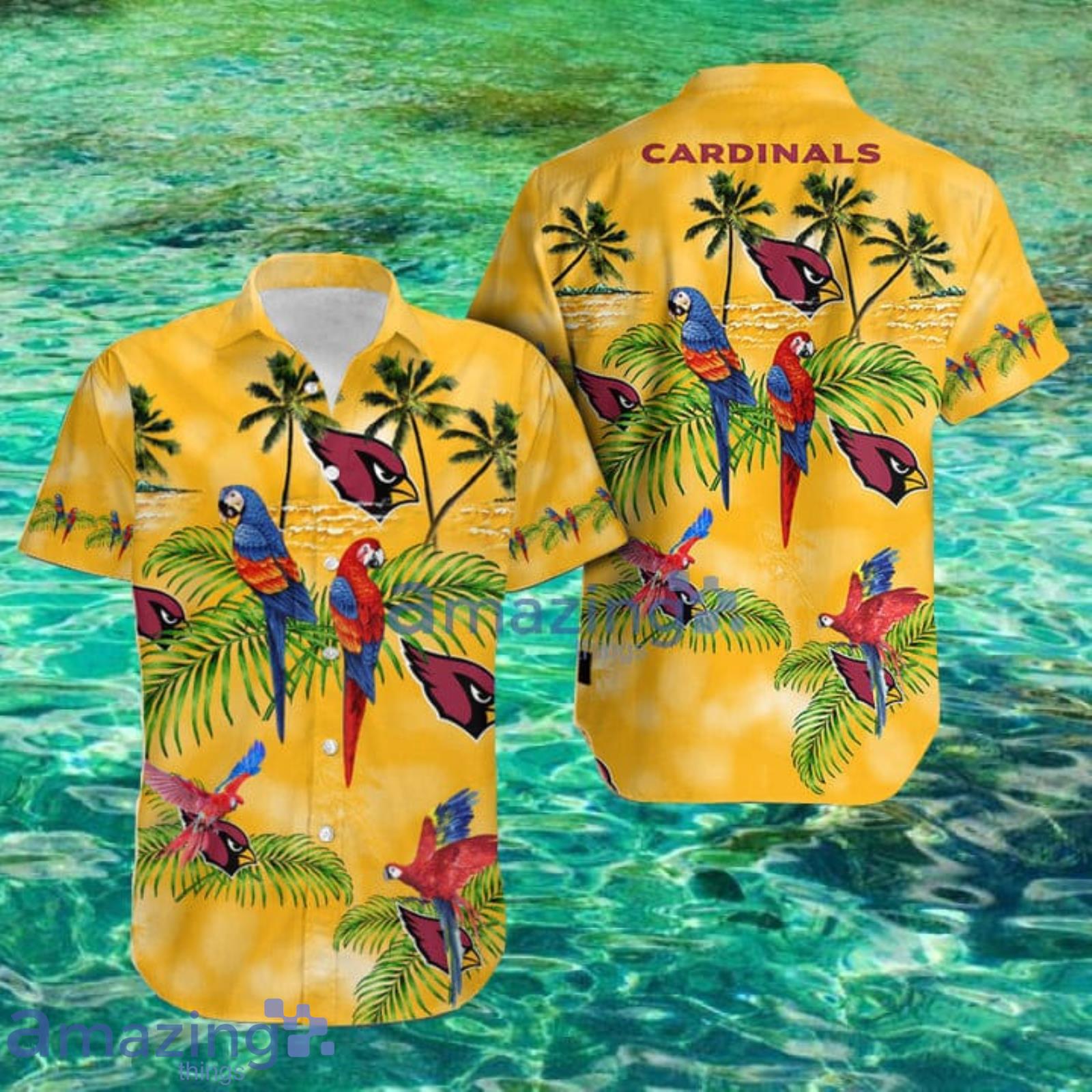 NFL Arizona Cardinals Hawaiian Shirt Aloha Tropical Flora And