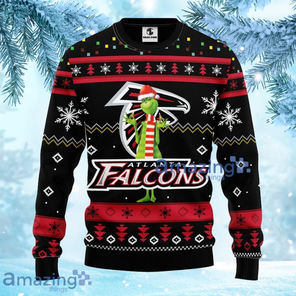 Cute Grinch American Football Atlanta Falcons Ugly Christmas Sweater For  Fans