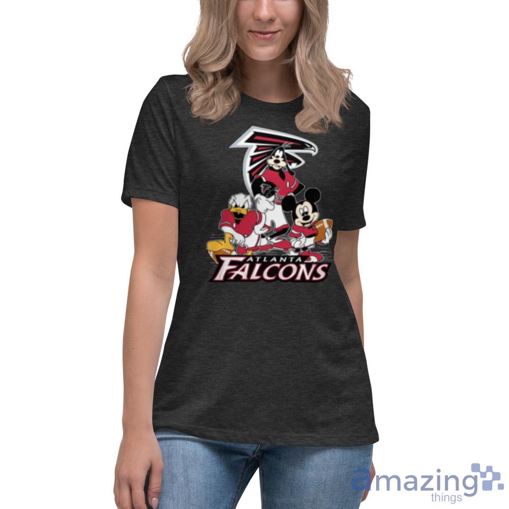 NFL Atlanta Falcons Mickey Mouse Donald Duck Goofy Football Shirt T-Shirt