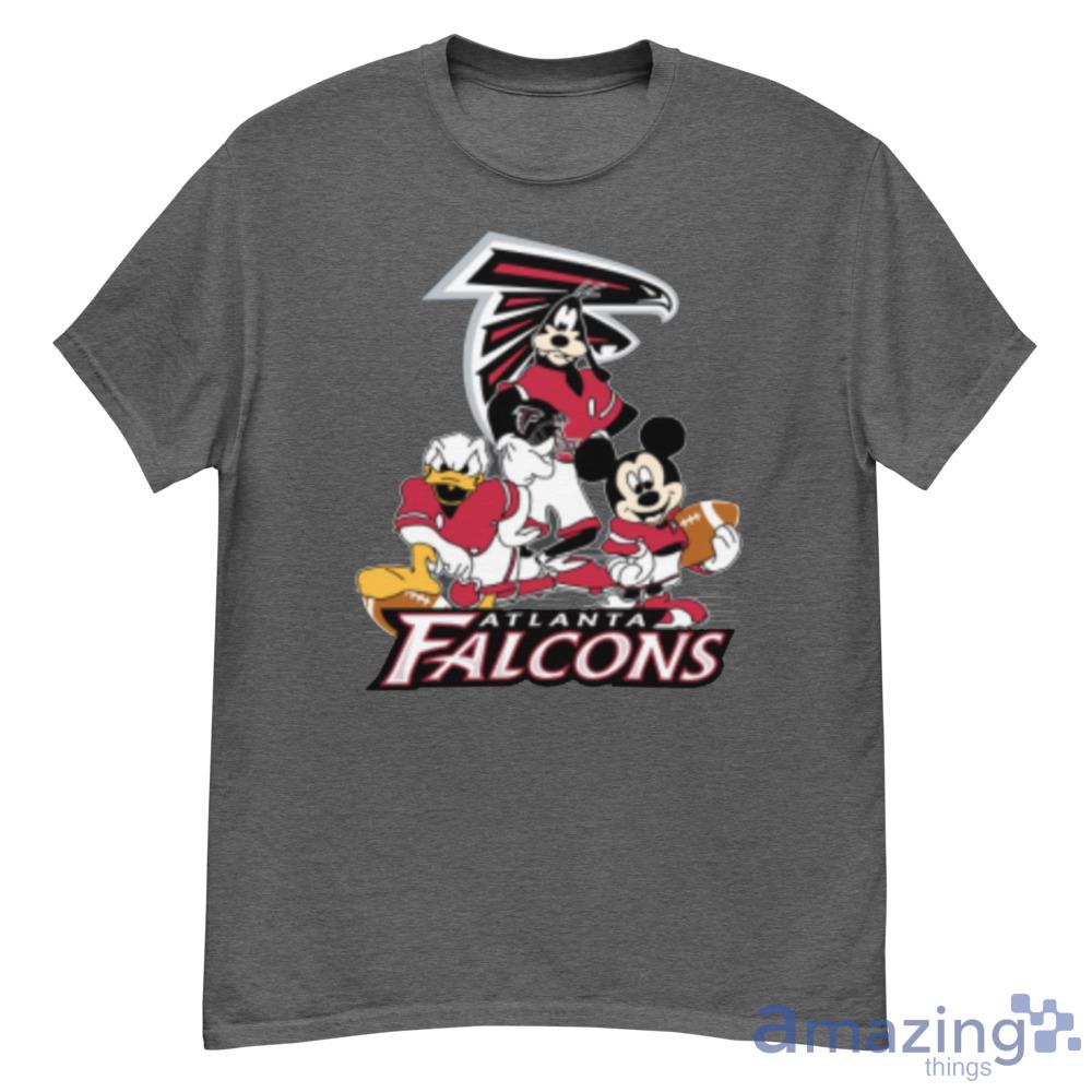 NFL Atlanta Falcons Mickey Mouse Donald Duck Goofy Football Shirt T-Shirt