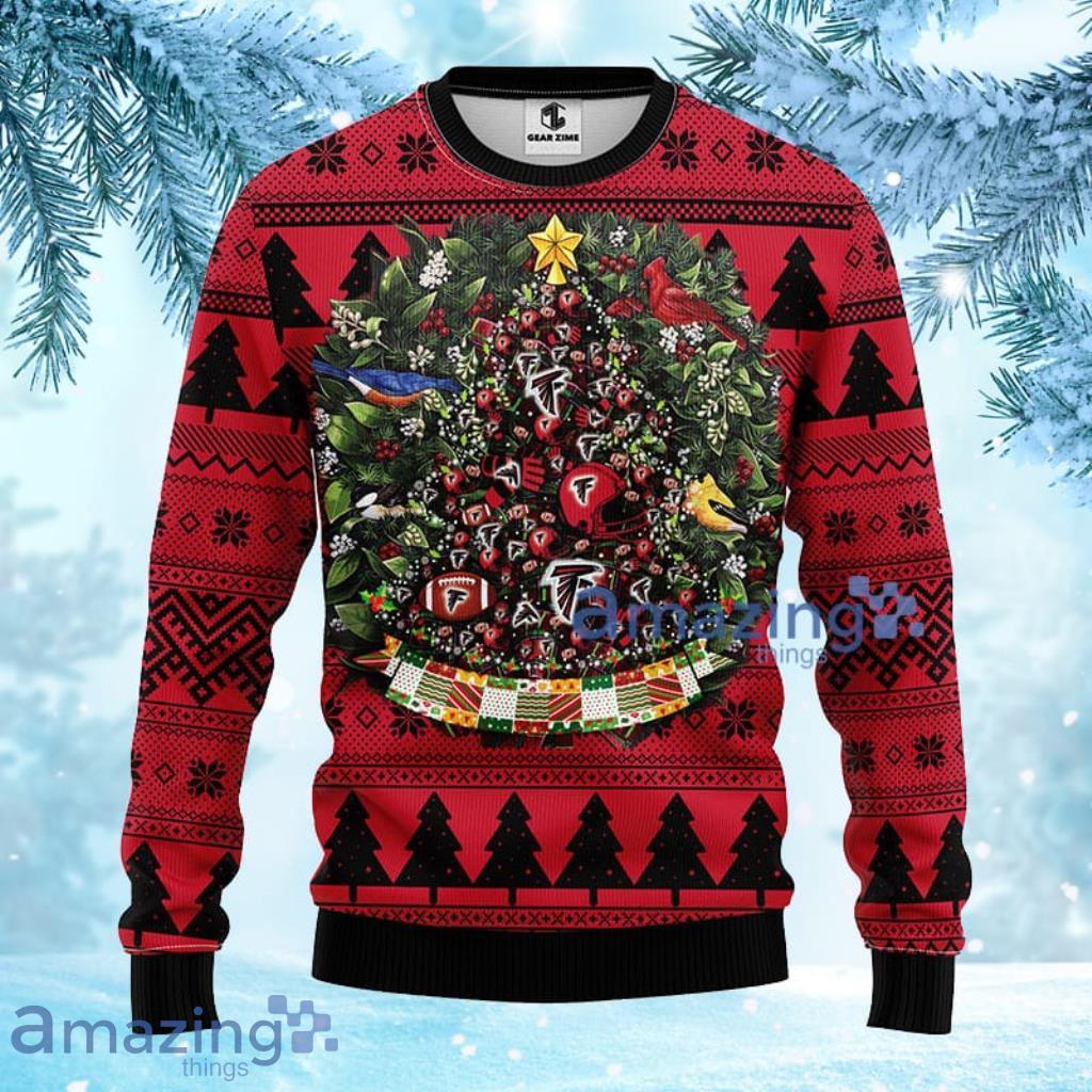 NFL Ugly Sweater XMAS Knit Sweater - Atlanta Falcons