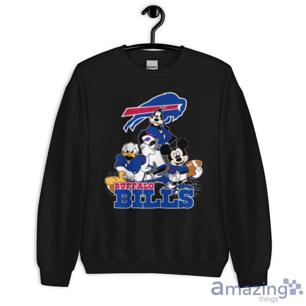 NFL Buffalo Bills Mickey Mouse Donald Duck Goofy Football Shirt T Shirt