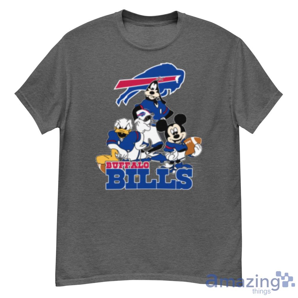 NFL Buffalo Bills Mickey Mouse Donald Duck Goofy Football Shirt Women's  V-Neck T-Shirt