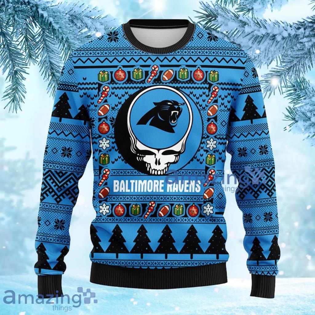 NFL Fans Dallas Cowboys Grateful Dead Logo Ugly Christmas Sweater