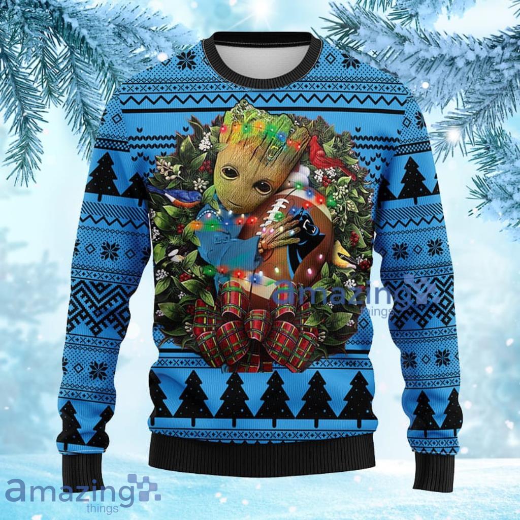 NFL Pittsburgh Steelers Groot Hug Christmas Ugly Sweater –