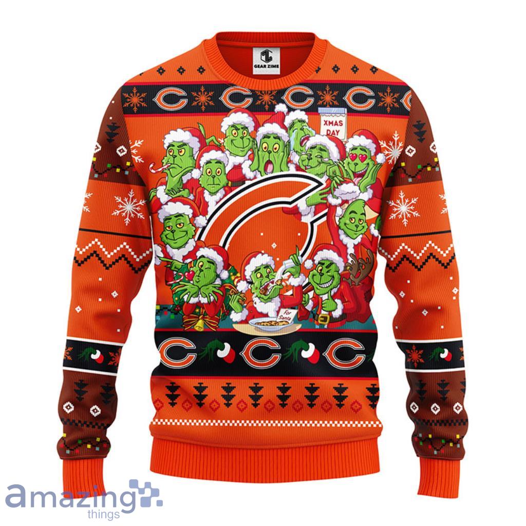 3D Print Chicago Bears Sweater NFL Football Fans Ugly Christmas