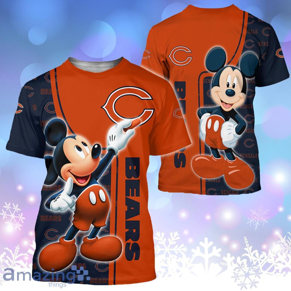 NFL Chicago Bears Mickey Mouse Disney 3D All Over Print Gift For Fans