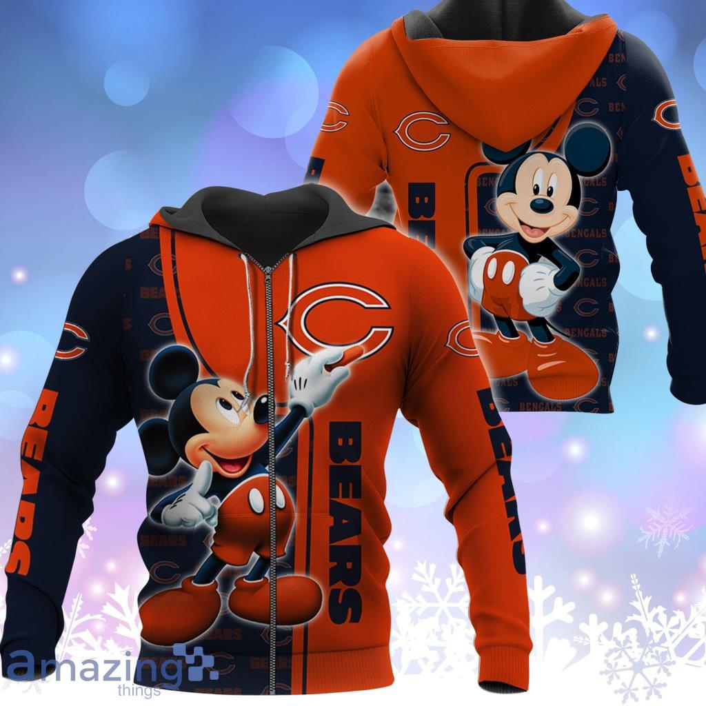 NFL Chicago Bears Mickey Mouse Disney 3D All Over Print Gift For Fans