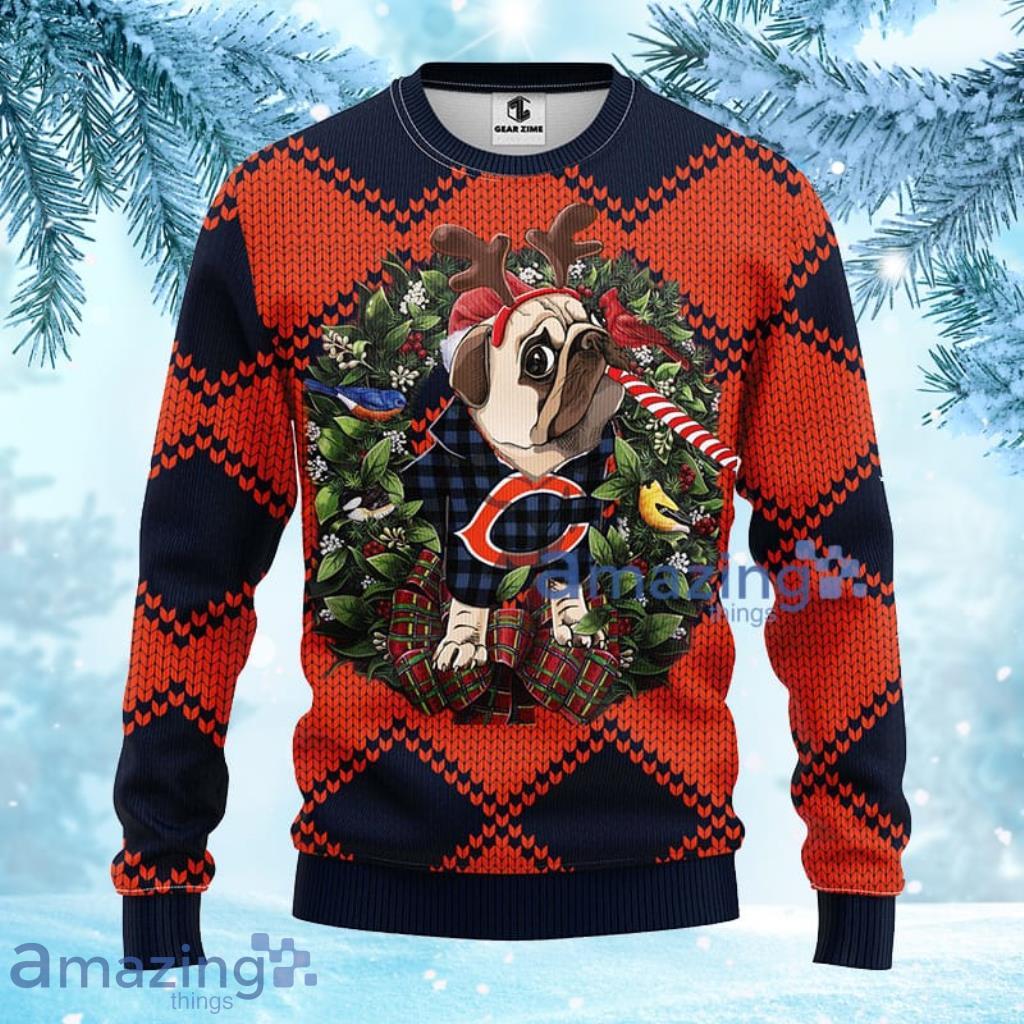 NFL Chicago Bears Pub Dog Christmas Ugly Sweater