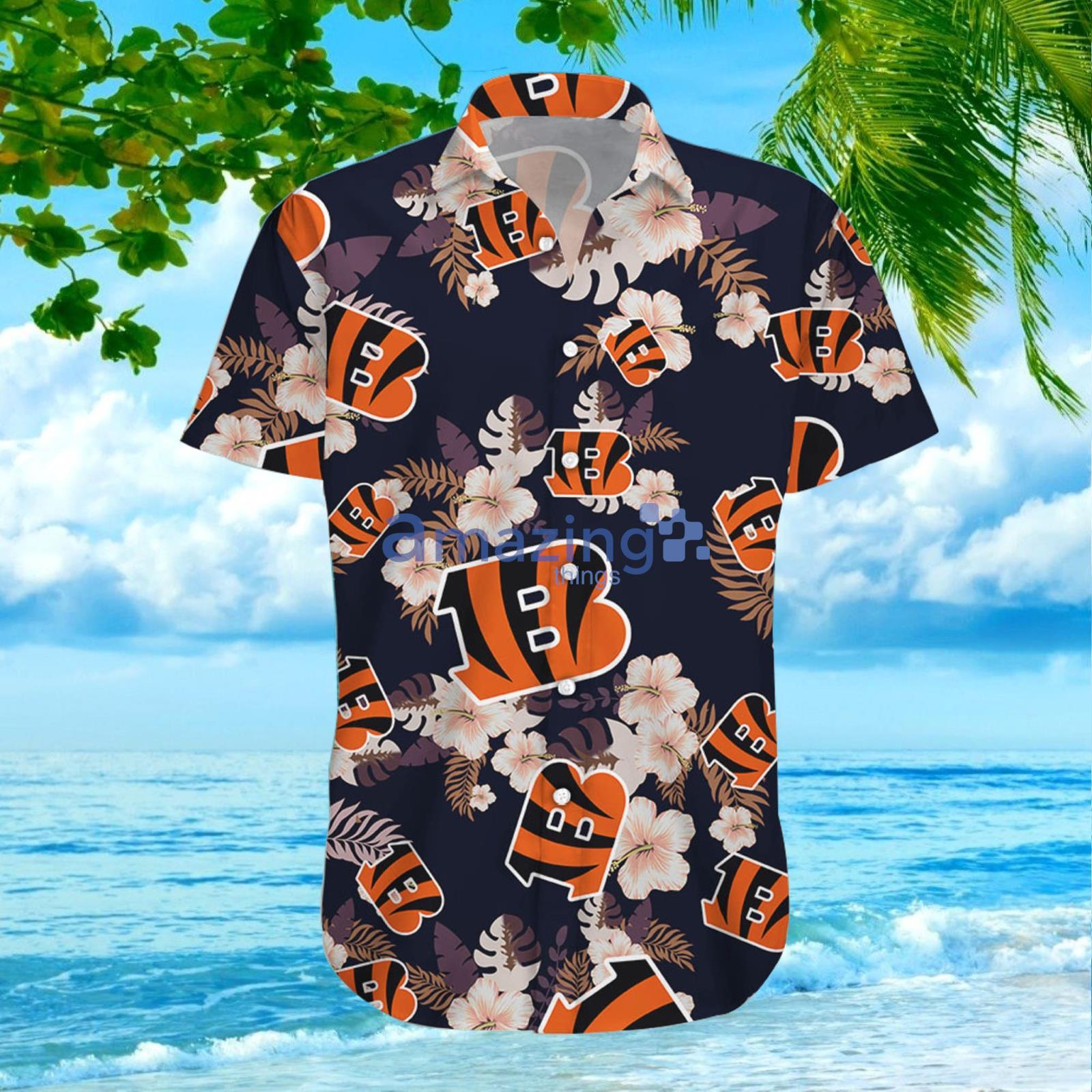 NFL Cincinnati Bengals Hawaiian Shirt,Aloha Shirt Tropical Hawaii Summer -  Ingenious Gifts Your Whole Family